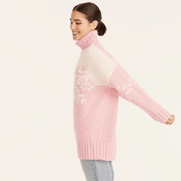 Snowflake turtleneck sweater - Picture 3 of 4